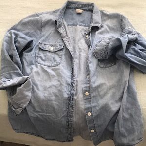 Jcrew chambray shirt size 8P